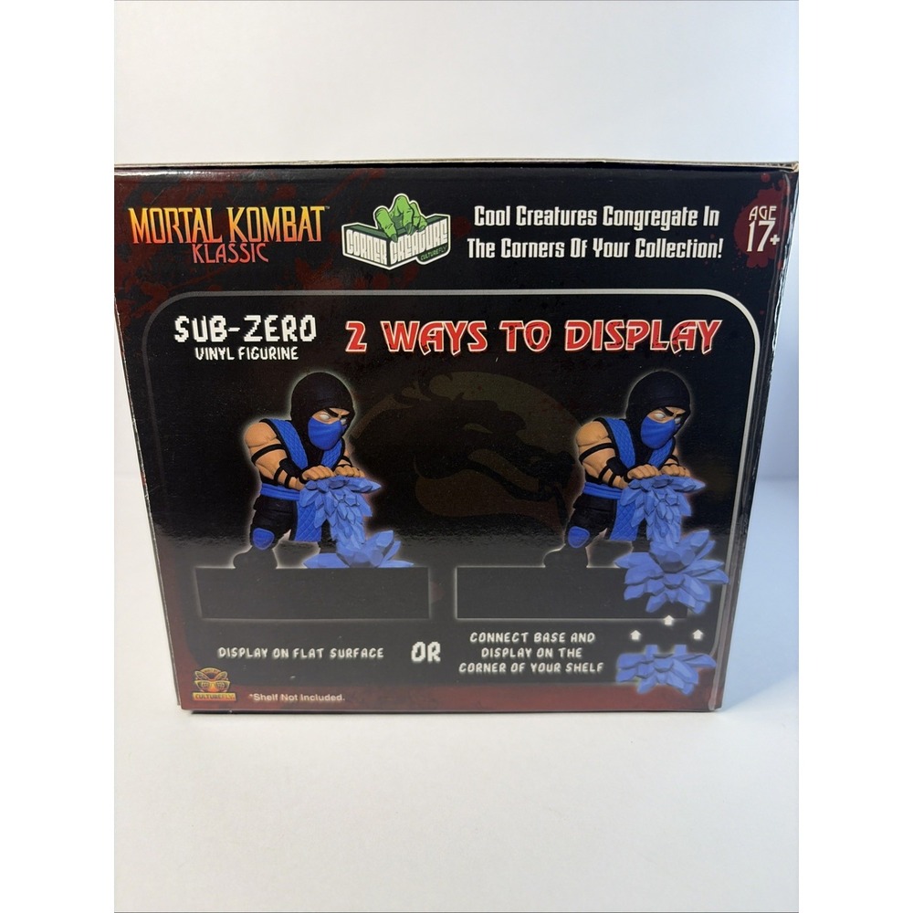 CultureFly Mortal Kombat Klassic Sub-Zero Corner Creature Vinyl Figure KOQ001AWM - Picture 2 of 8